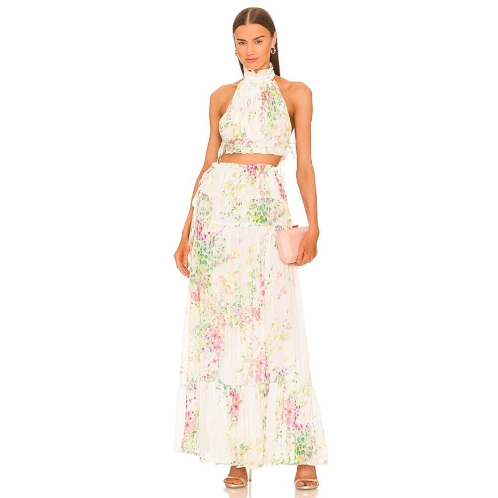 Sabina Musayev Ines Midi Skirt Resort Vacation Summer Medium